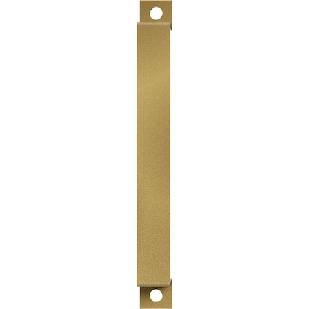 Ekena Millwork Premium 11"L x 1 1/4"W Pull Handle for 1 3/8" Doors, Jacob's Gold GB6001PH311JG